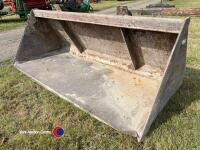 Slewtic 7ft 6in forklift bucket on Q-fit brackets