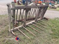 8ft muck grab c/w JCB Q-fit brackets - 4