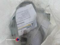 4no 3830mm x 1m x 150mm pre-stressed concrete panels with fixing clamps and lifting loops - 5