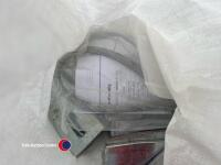 4no 5m x 1m x 150mm pre-stressed concrete panels with fixing clamps and lifting loops - 3
