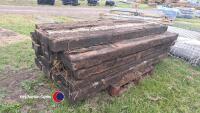 Pallet of sleepers - 2