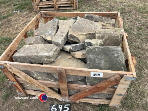 Quantity of mixed Yorkshire stone