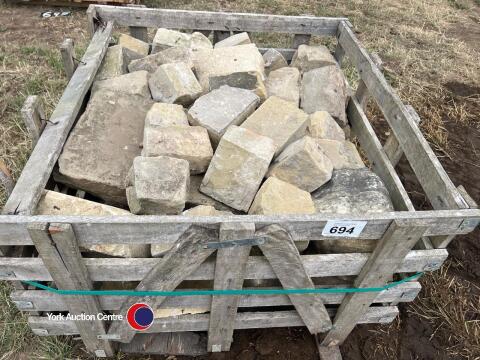 Quantity of mixed Yorkshire stone
