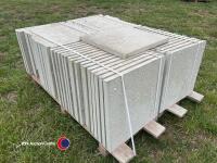 Pallet of approx 70 light Grey paving slabs, 450mm x 450mm - 3