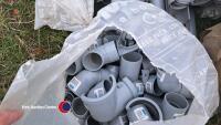 Quantity of small guttering and fall pipe and fittings - 4