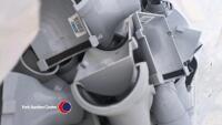 Quantity of small guttering and fall pipe and fittings - 5