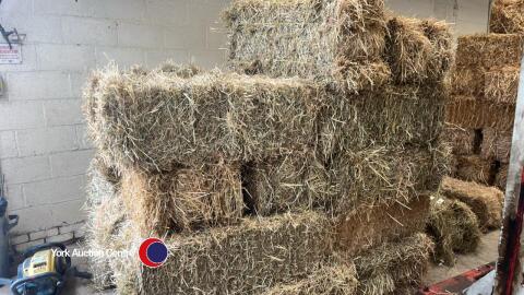 20x Conventional bales of good meadow hay, has been used for horses, collection from York Auction Centre
