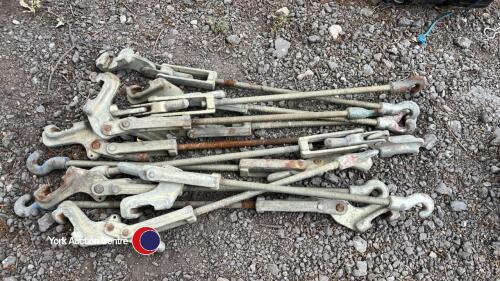 12x Stocks dual wheel clamps