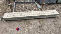 Ifor Williams 14ft flat bed trailer with ramps, winch remote and ramps in office - 10