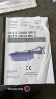 SIP Landmec 165S drum mower, very little use, gwo, 17 unused knives (Kramp), knife changing tool and instruction manual - 4