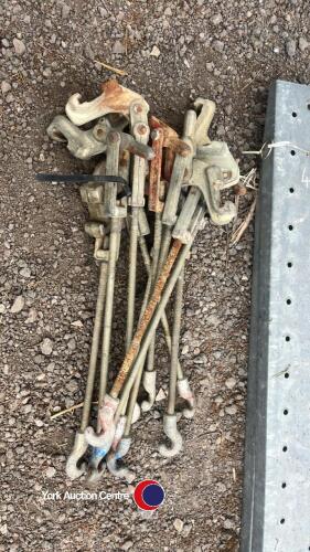 10x Stocks dual wheel clamps