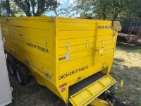 Viking yellow dropside trailer - 2