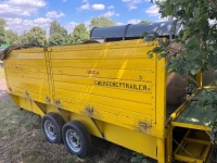 Viking yellow dropside trailer - 3