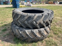 2 x 520/85 x 42 tyres, fit JD 6155R