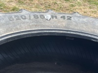 2 x 520/85 x 42 tyres, fit JD 6155R - 5