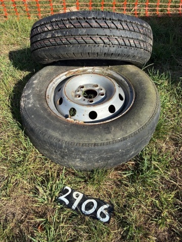 2x Van wheels and tyres