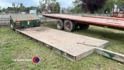 Bailey 24ft flat trailer