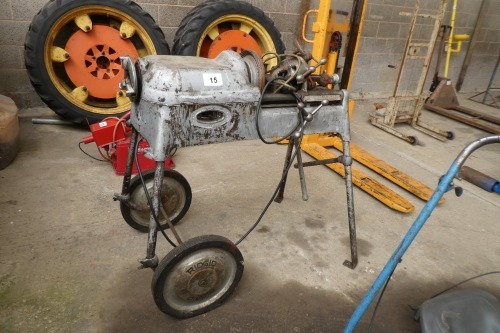 Rigid 535 pipe threading machine, single phase