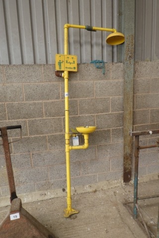 Bradley workplace shower c/w eye wash