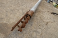 24ft x 6in auger and single phase motor - 4