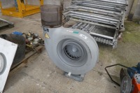 Grain drying fan, single phase