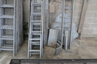 Large quantity of galvanised cable tray - 2