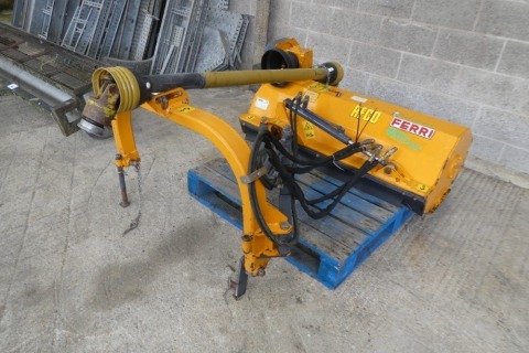 2005 Ferri ZM12LOA 1.25m hydraulic offset flail mower