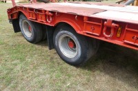 Craven Tasker DLL27 24ft low-loader trailer with air brakes and ramps (ex Army tank transporter) - 4