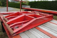 Craven Tasker DLL27 24ft low-loader trailer with air brakes and ramps (ex Army tank transporter) - 6