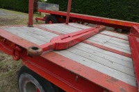 Craven Tasker DLL27 24ft low-loader trailer with air brakes and ramps (ex Army tank transporter) - 7