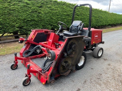 Toro Grandmaster 4100D 4wd 3m ride on mower, 1853hrs