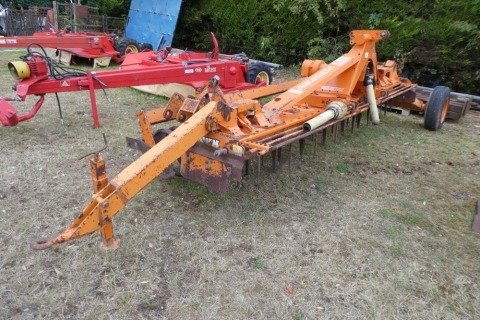 Feraboli 4m power harrow c/w transport kit, recent new bearings