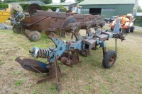 Ransomes TSR 300 4F rev plough, spring back furrows - 3