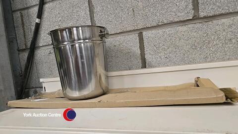 Stainless ice bucket with stand