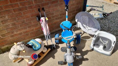 Various kids ride-on toys