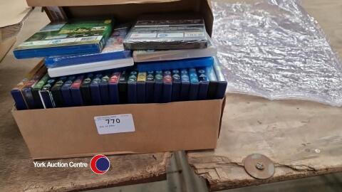 Box of DVDs