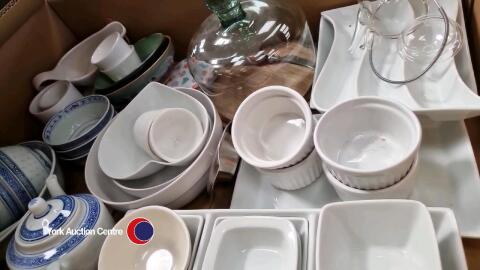 Box of household items