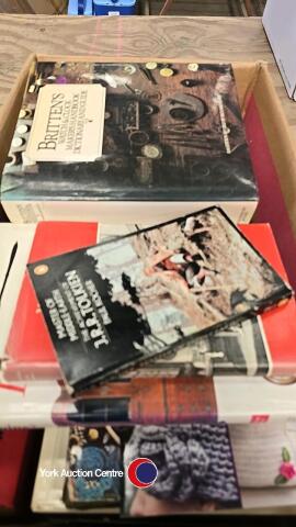 Box of vintage books