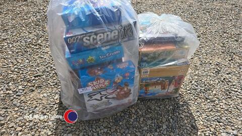 Assorted jigsaws and games