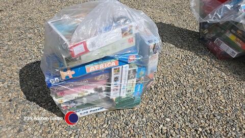 Assorted jigsaws and games