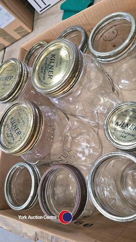 10 x Kilner jars, assorted sizes