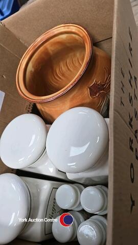 Tea/coffee/sugar cannisters