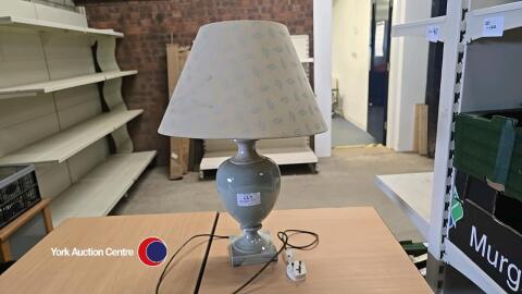 Large ceramic Valsan table lamp