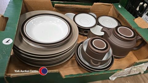 Box of Hornsea dinner ware