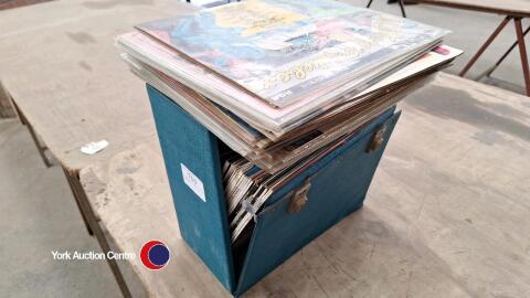 Quantity of assorted LP records