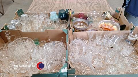 4 x boxes of glass