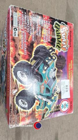Radio shack radio controlled monster truck - street quake - boxed