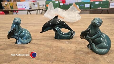 Poole pottery ornaments