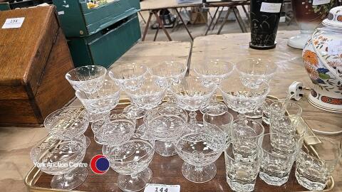 Tray of glasses