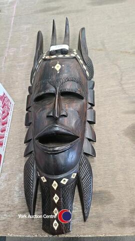 Vintage hand carved mask
